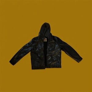 Levi Strauss & Co Faux Leather Black Jacket